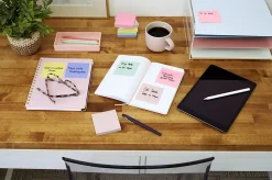 Post-it® Greener Notes, 3 in x 3 in, 12 Pads, 100 Sheets/Pad, Clean Removal, Sweet Sprinkles Collection