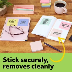 Post-it® Greener 100% Recycled Paper Notes, 1.38 x 1.88 in, 12 Mini Sticky Note Pads, School Supplies and Office Products, Sweet Sprinkles