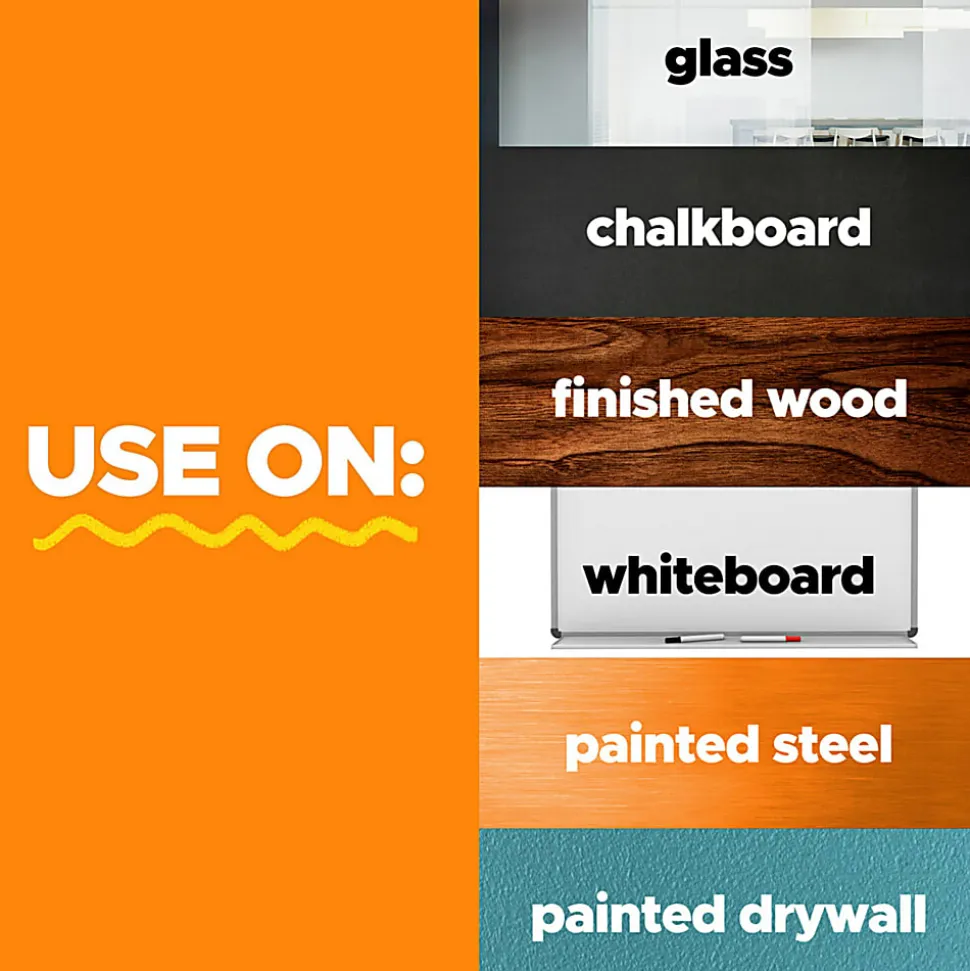 Post it® Non-Magnetic Dry-Erase Whiteboard Surface, 24" x 36", White