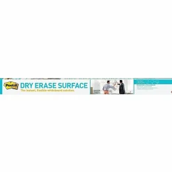 Post it® Non-Magnetic Dry-Erase Whiteboard Surface, 36