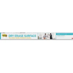 Post it® Non-Magnetic Dry-Erase Whiteboard Surface, 48