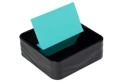 Post-it® Note Dispenser, 3 x 3 in, 1 Dispenser, 1 Pad, 45 Sheets/Pad, Black Dispenser, Sticky Notes Holder for Desk, Classroom or Office Supplies