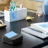 Post-it® Note Dispenser, 3 x 3 in, 1 Dispenser, 3 Pad, 90 Sheets/Pad, Black Wave Dispenser, Sticky Notes Holder for Desk, Classroom or Office Supplies