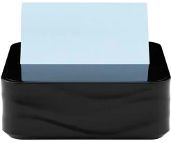 Post-it® Note Dispenser, 3 x 3 in, 1 Dispenser, 3 Pad, 90 Sheets/Pad, Black Wave Dispenser, Sticky Notes Holder for Desk, Classroom or Office Supplies