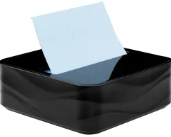 Post-it® Note Dispenser, 3 x 3 in, 1 Dispenser, 3 Pad, 90 Sheets/Pad, Black Wave Dispenser, Sticky Notes Holder for Desk, Classroom or Office Supplies
