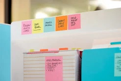 Post-it® Note Dispenser, 3 x 3 in, 12 Sticky Note Pads, 90 Sheets/pad, Sticky Note Holder, Black Base, Clear Top, Classroom or Office Supplies