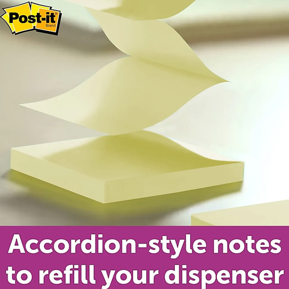 Post-it® Notes and Flag Dispenser, 1 Dispenser, 1 Pad, 90 Sheets/Pad, Black Base with Clear Top, 2 Flag Dispensers, 50 Flags/Dispenser, Clean Removal
