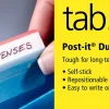 Post-it® Notes Durable Filing Tabs, 1" x 1-1/2", Green/Orange/Pink, 22 Flags Per Pad, Pack Of 3 Pads