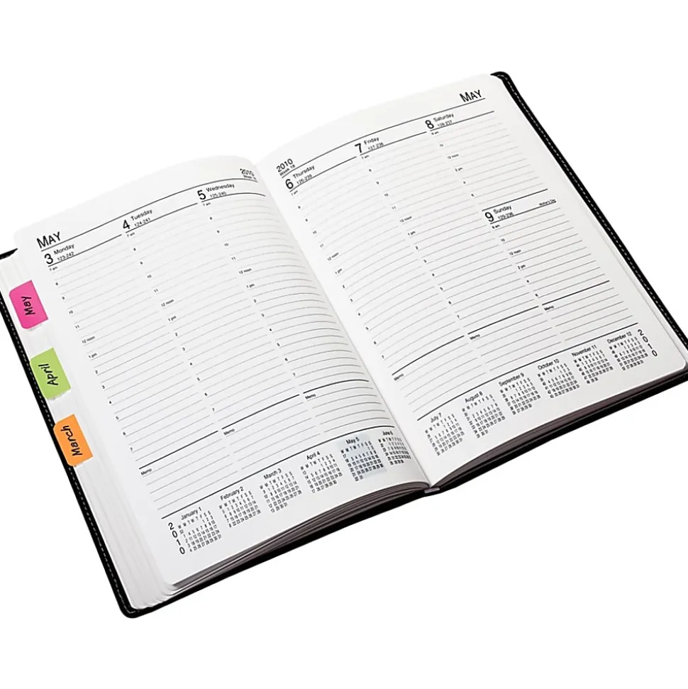 Post-it® Notes Durable Filing Tabs, 1" x 1-1/2", Green/Orange/Pink, 22 Flags Per Pad, Pack Of 3 Pads