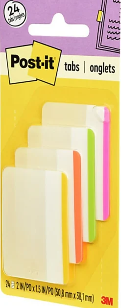 Post-it® Notes Durable Filing Tabs, 2