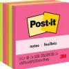 Post-it® Notes - Poptimistic Color Collection - 4"x 4" - Square - 100 Sheets , Pack Of 5 - 6755AN
