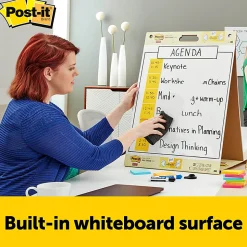 Post-it® Notes Super Sticky Dry Erase Easel Pad, 20 in x 23 in, 1 Pad, 20 Sheets/Pad, Great for Virtual Teachers and Students, White