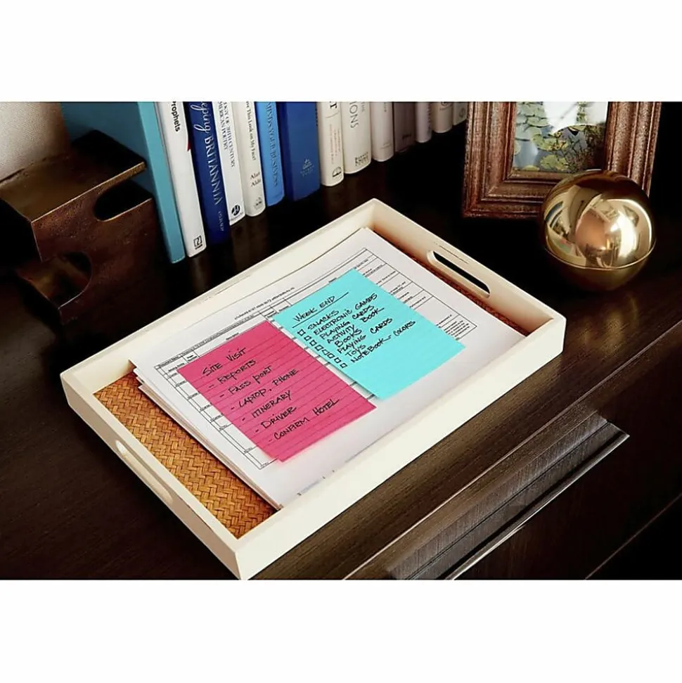 Post it Notes, 500 Total Notes, Pack Of 5 Pads, 4 in x 6 in, Lined, Poptimistic Collection, 100 Notes Per Pad