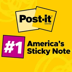 Post it Notes, 500 Total Notes, Pack Of 5 Pads, 4 in x 6 in, Lined, Poptimistic Collection, 100 Notes Per Pad