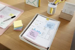 Post-it® Notes, 3 x 3 in, 24 Bulk Sticky Note Pads, 100 Sheets/Pad, School Supplies and Office Products, The Iconic Canary Yellow Note
