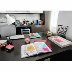 Post-it® Notes, 3 x 3 in, 6 Lined Sticky Note Pads, 100 Sheets/Pad, Office Products, Notes for Vertical Surfaces and Monitors, Poptimistic