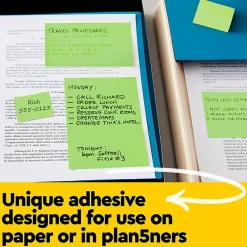 Post-it® Notes, 1.38 x 1.88 in, 12 Mini Sticky Note Pads, 100 Sheets/Pad, School Supplies and Office Products, Floral Fantasy