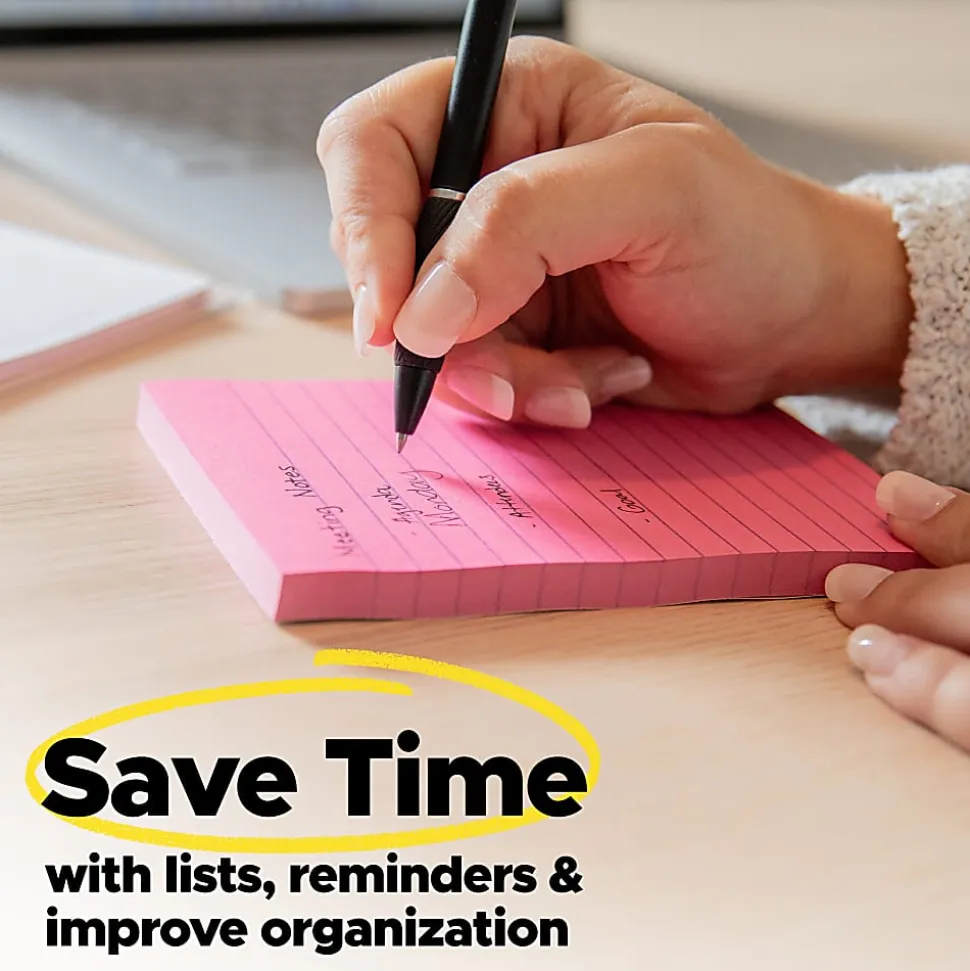 Post-it® Notes, 1.38 x 1.88 in, 12 Mini Sticky Note Pads, 100 Sheets/Pad, School Supplies and Office Products, Floral Fantasy