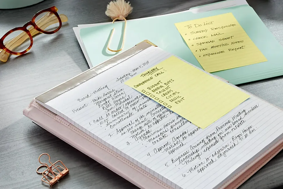 Post-it® Notes, 4 x 6 in, 12 Sticky Note Pads, 100 Sheets/Pad, School Supplies and O?ce Products, The Iconic Canary Yellow Note