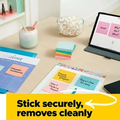 Post-it® Notes, 3 x 3 in, 18 Sticky Note Pads, 100 Sheets/Pad, School Supplies and Office Products, Poptimistic