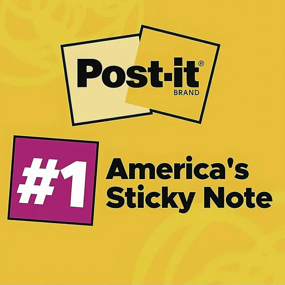 Post-it® Pop Up Notes, 3 x 3 in, 18 Sticky Note Pads, 100 Sheets/Pad, School Supplies and Office Products, Accordion Sticky Notes, Poptimistic