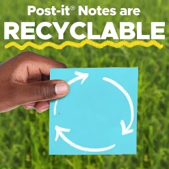 Post-it® Pop Up Notes, 3 x 3 in, 18 Sticky Note Pads, 100 Sheets/Pad, School Supplies and Office Products, Accordion Sticky Notes, Floral Fantasy