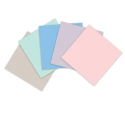 Post-it® 100% Recycled Paper Super Sticky Notes, 3 x 3 in, 5 Sticky Note Pads, 70 Sheets/Pad, School Supplies and Office Products, Wanderlust Pastels