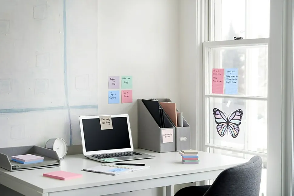 Post-it® 100% Recycled Paper Super Sticky Notes, 3 x 3 in, 5 Sticky Note Pads, 70 Sheets/Pad, School Supplies and Office Products, Wanderlust Pastels