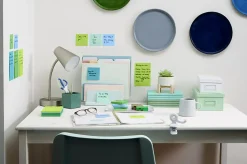 Post-it® Recycled Super Sticky Notes, 12 Pads, 90 Sheets, 3 in x 3 in, 2x Sticking Power, School Supplies & Office Products - 65412SST