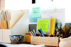 Post-it® Recycled Super Sticky Notes, 6 Pads, 90 Sheets, 4 in x 4 in, 2x Sticking Power, School Supplies & Office Products - 6756SST