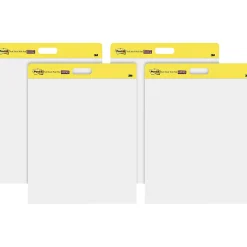 Post-it® Self-Stick Plain White Paper Wall Pad, 2 Pads, 20 Sheets Per Pad - 566CT