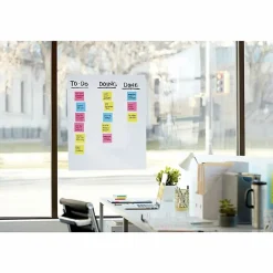 Post-it® Self-Stick Plain White Paper Wall Pad, 2 Pads, 20 Sheets Per Pad - 566CT