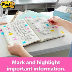 Post-it® Signature and Highlight Flag Combo Pack, .5