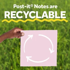 Post-it® Super Sticky Big Notes, 8 x 8 in, 1 Sticky Note Pad, 30 Sheets/Pad, Great for Vision Boards, Creative Projects, and Study Spaces, Pink Salt