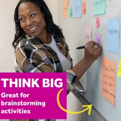 Post-it® Super Sticky Big Notes, 8 x 8 in, 1 Sticky Note Pad, 30 Sheets/Pad, Great for Vision Boards, Creative Projects, Study Spaces, Fresh Mint