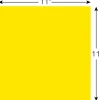 Post-it® Super Sticky Big Notes, 11 x 11 in, 1 Sticky Extra Large Note Pad, 30 Sheets/Pad, Great for Group Brainstorming and Study Spaces, Yellow