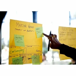Post-it® Super Sticky Big Notes, 11 x 11 in, 1 Sticky Extra Large Note Pad, 30 Sheets/Pad, Great for Group Brainstorming and Study Spaces, Yellow