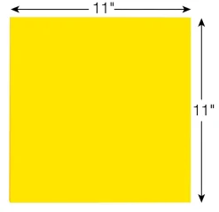 Post-it® Super Sticky Big Notes, 11 x 11 in, 1 Sticky Extra Large Note Pad, 30 Sheets/Pad, Great for Group Brainstorming and Study Spaces, Yellow