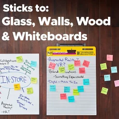 Post-it® Super Sticky Easel Pads, 25" x 30", 8 Pads, 30 Sheets/Pad, School Supplies for Classrooms, White, 561WLVAD8PK