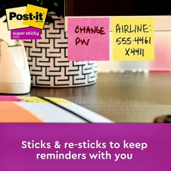 Post-it® Super Sticky Notes,Energy Boost Color Collection , 2