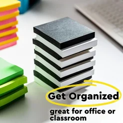 Post-it® Super Sticky Notes, 3 in x 3 in , 5 Pads, 90 Sheets/Pad, 2x the Sticking Power, Sapphire Blue