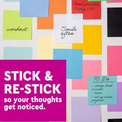 Post-it® Super Sticky Notes, 3 in x 3 in , 5 Pads, 90 Sheets/Pad, 2x the Sticking Power, Sapphire Blue