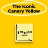 Post-it® Super Sticky Notes, 1.88 x 1.88 in, 8 Mini Sticky Note Pads, 90 sheets/Pad, 2X the Sticking Power, School and Office Supplies, Canary Yellow
