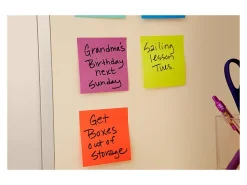 Post-it® Super Sticky Notes, 4 x 4 in, 6 Lined Sticky Note Pads, 90 Sheets/Pad, 2X the Sticking Power, School and Office Supplies, Canary Yellow