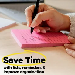 Post-it® Super Sticky Notes, 1.88 x 1.88 in, 6 Sticky Note Pads, 45 Sheets/Pad, 2X the Sticking Power, School Supplies, Energy Boost