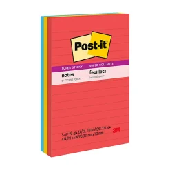 Post-it® Super Sticky Notes, 4