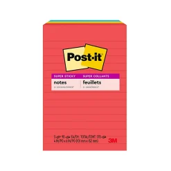 Post-it® Super Sticky Notes, 4