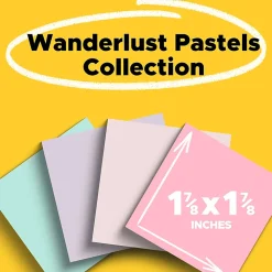Post-it® Super Sticky Recycled Notes, 3 in x 3 in, 12 Pads, 70 Sheets/Pad, 2x the Sticking Power, Canary Yellow, 100% Recycled
