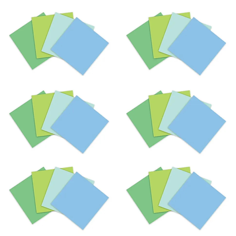 Post-it® Super Sticky 100% Recycled Paper Notes, 3 x 3 in, 24 Sticky Note Pads, 70 Sheets/Pad, School Supplies and Office Products, Oasis