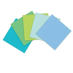 Post-it® Super Sticky 100% Recycled Paper Notes, 3 x 3 in, 5 Sticky Note Pads, 70 Sheets/Pad, 2X the Sticking Power, School and Office Supplies, Oasis